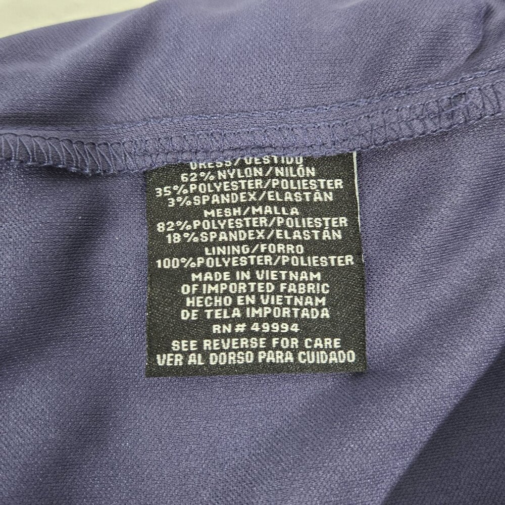 R & M Richards Mother Of The Bride BLUE Sequined Lace Sheer Formal Dress Size 16 - Picture 12 of 17